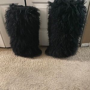 Mongolian fur boot